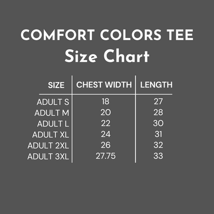 Adult Comfort Colors Heavyweight Tee